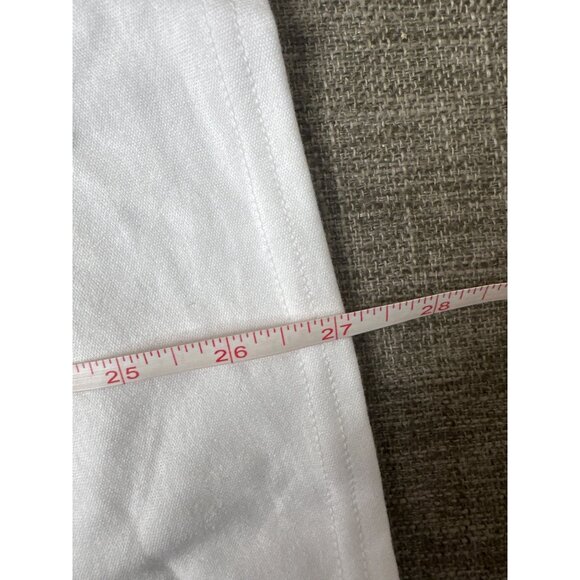 Blair Womens Size Medium Black & White Striped Colorblock Short-Sleeve Top - Picture 7 of 7